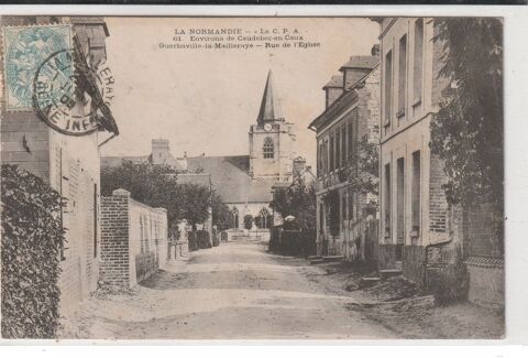 Dt 76 - GUERBAVILLE-LA-MAILLERAYE - Rue de l'glise 3 Doullens (80)