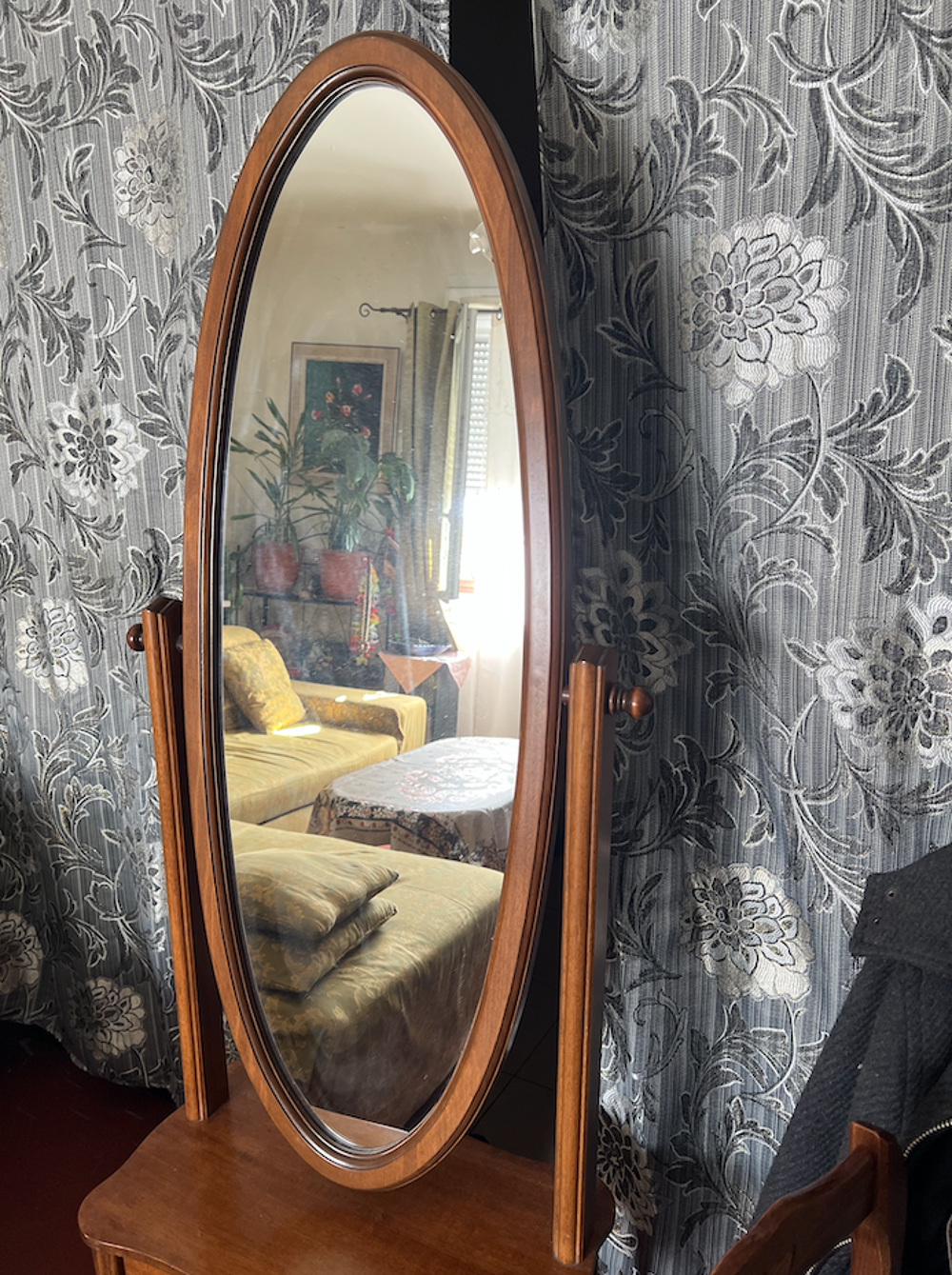 Miroir Ovale Dcoration