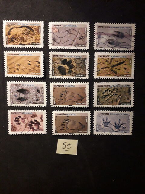 3S�ries compl�tes de timbres 0,40 � la s�rie.50/51/52 0.4 Les Forges (88)