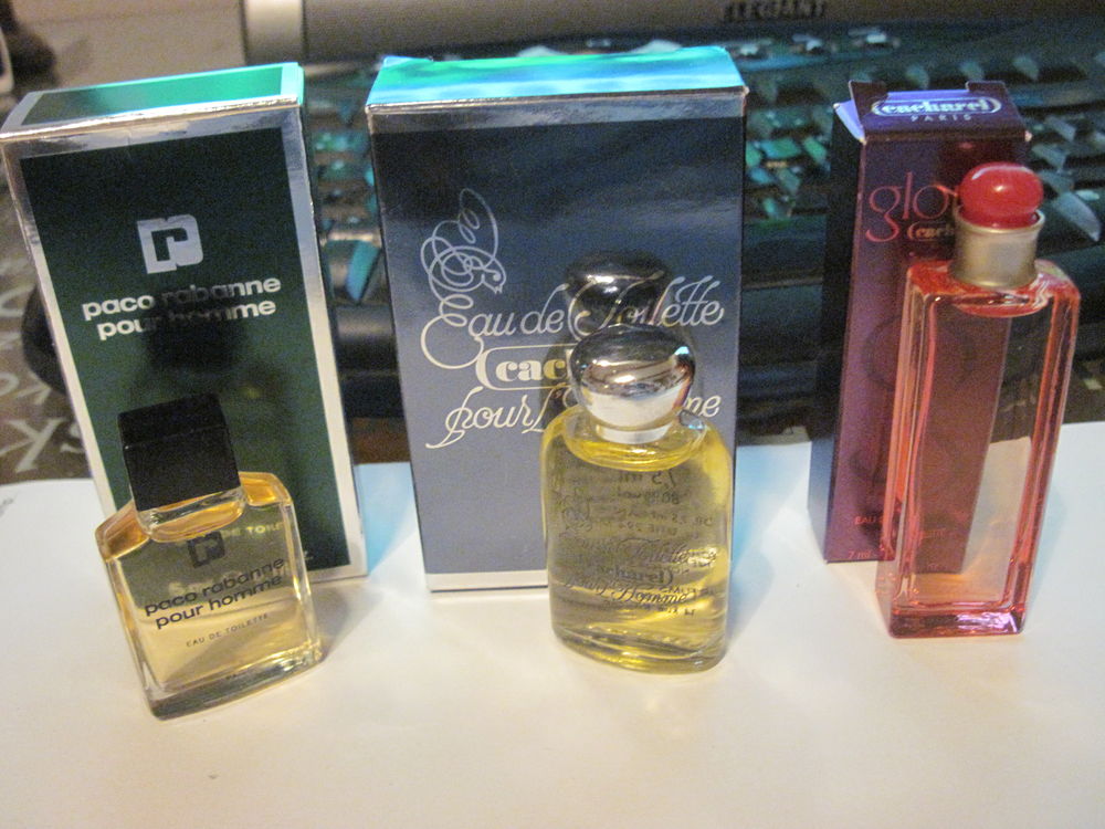 3 Miniatures PACO RABANNE / CACHAREL 