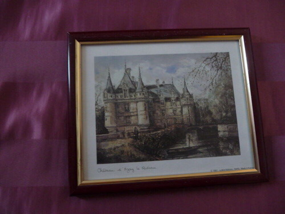Tableau repr&eacute;sentant le Ch&acirc;teau d'Azay le Rideau Décoration