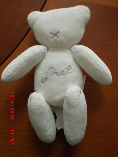 DOUDOU OURS BLANC NICOTOY 15 Oignies (62)