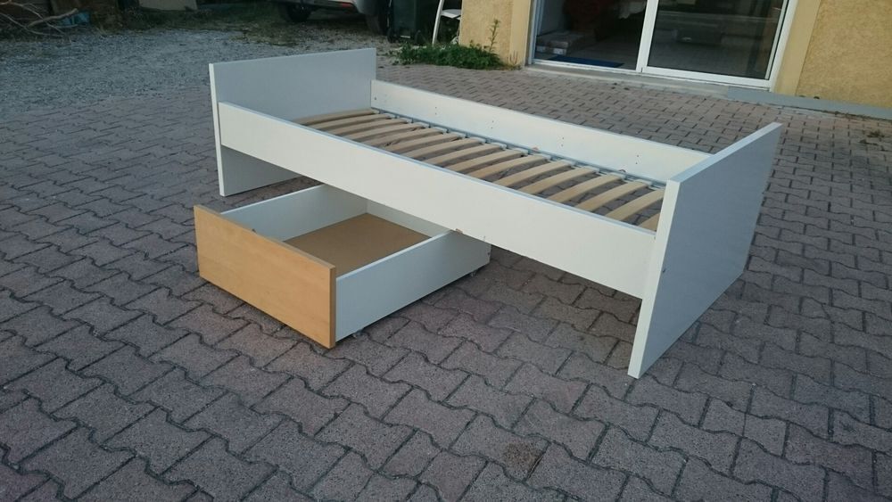 lit enfant blanc avec tiroirs Mobilier enfants