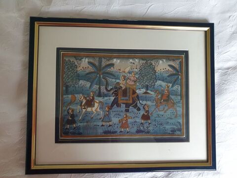 Peinture sur toile de soie Inde 20 Plaisir (78)