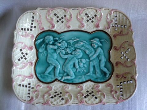 Plat Faïence Villeroy & Boch Décor Enfants Saisons 25 Loches (37)