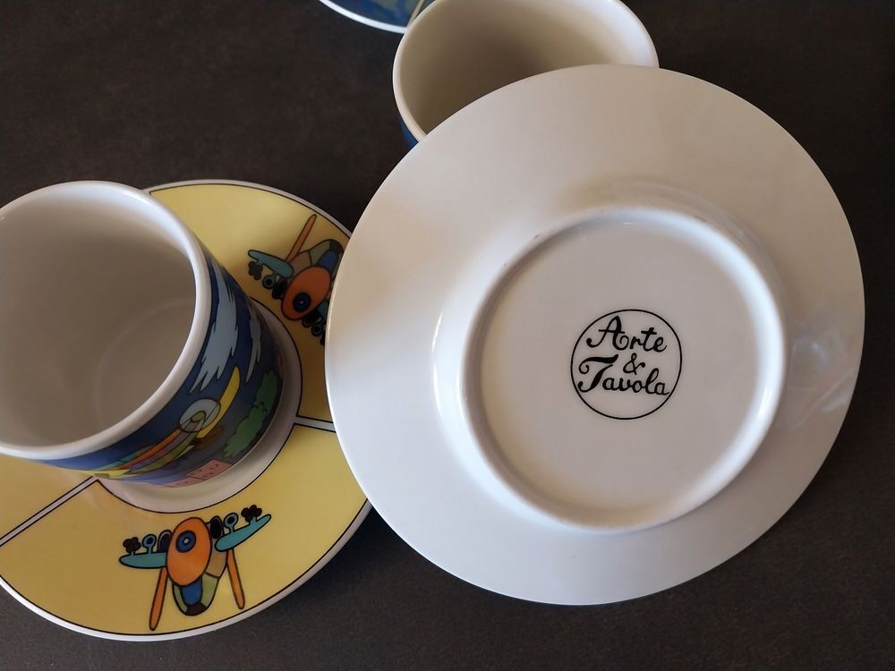 "arts de la table" 6 tasses &agrave; caf&eacute; Décoration