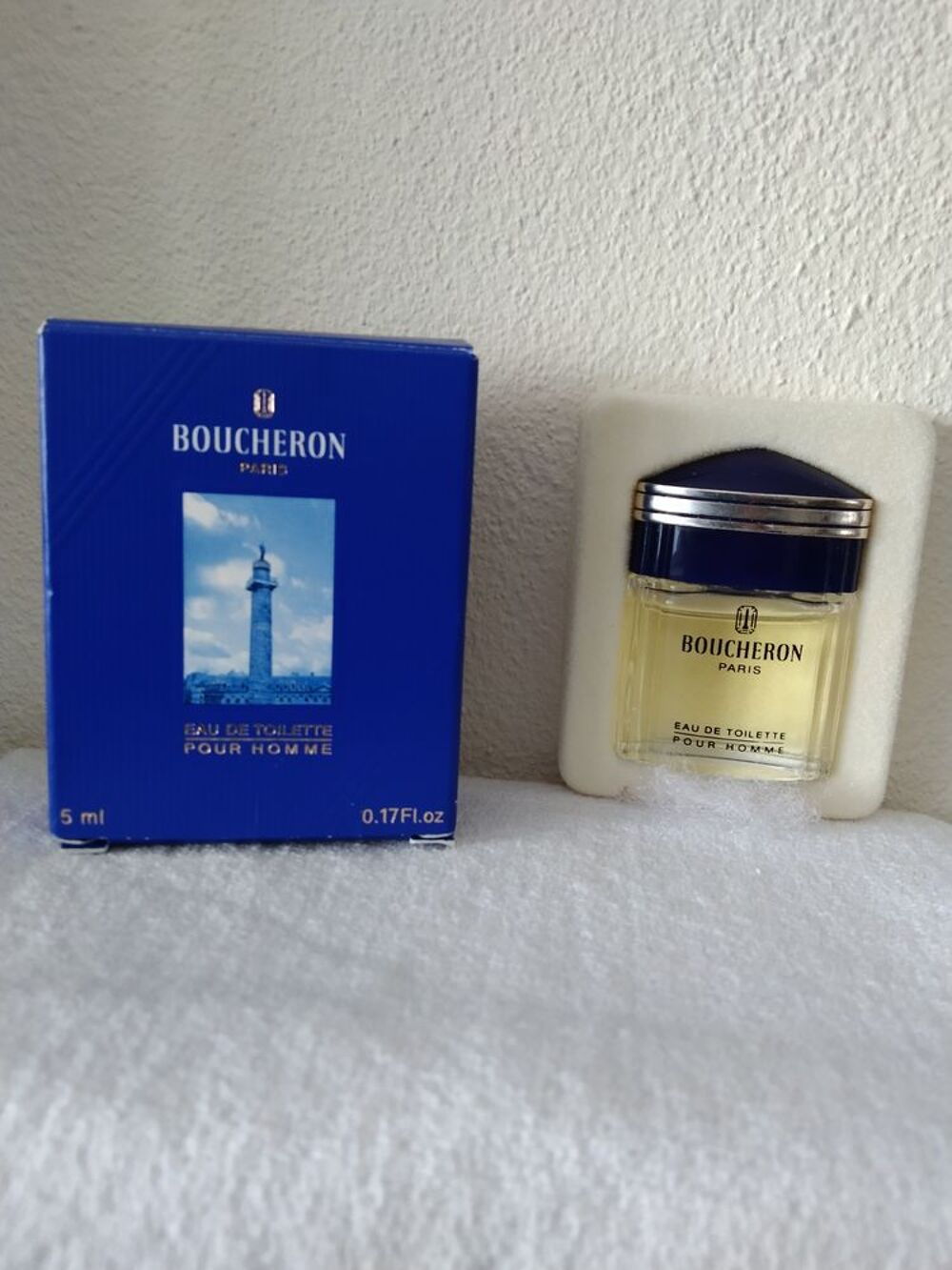 Ancienne miniature parfum Boucheron pour homme 