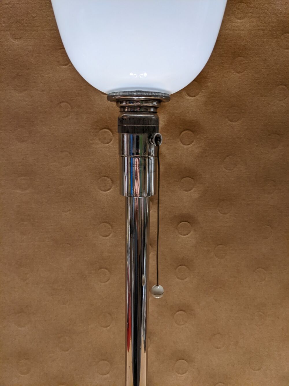 Rare lampe MAZDA moderniste art d&eacute;co &eacute;poque 1930 couleur chr Dcoration