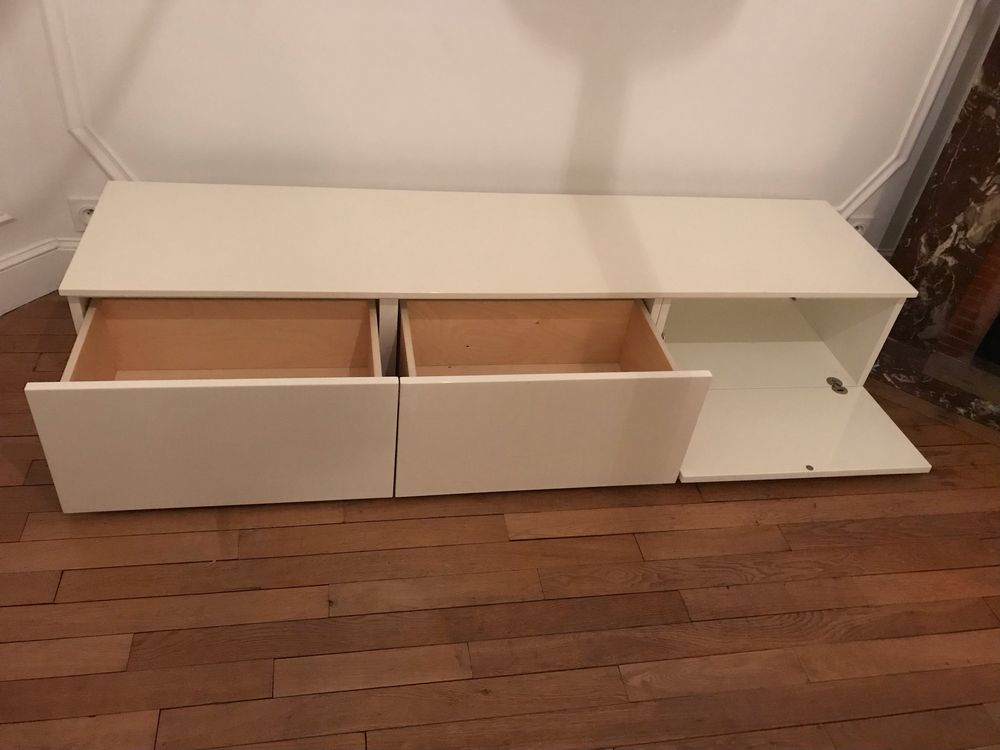 1 bloc abattant long. 60 cm + 1 bloc deux tiroirs Meubles