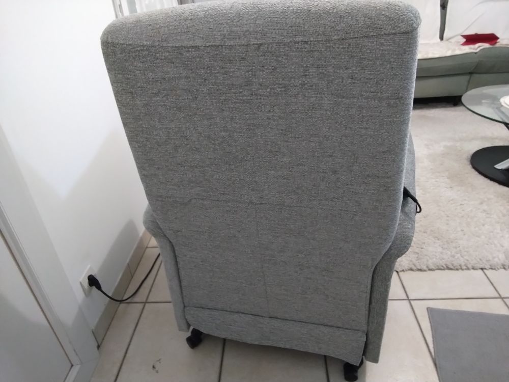 2 Fauteuil tissu gris Meubles