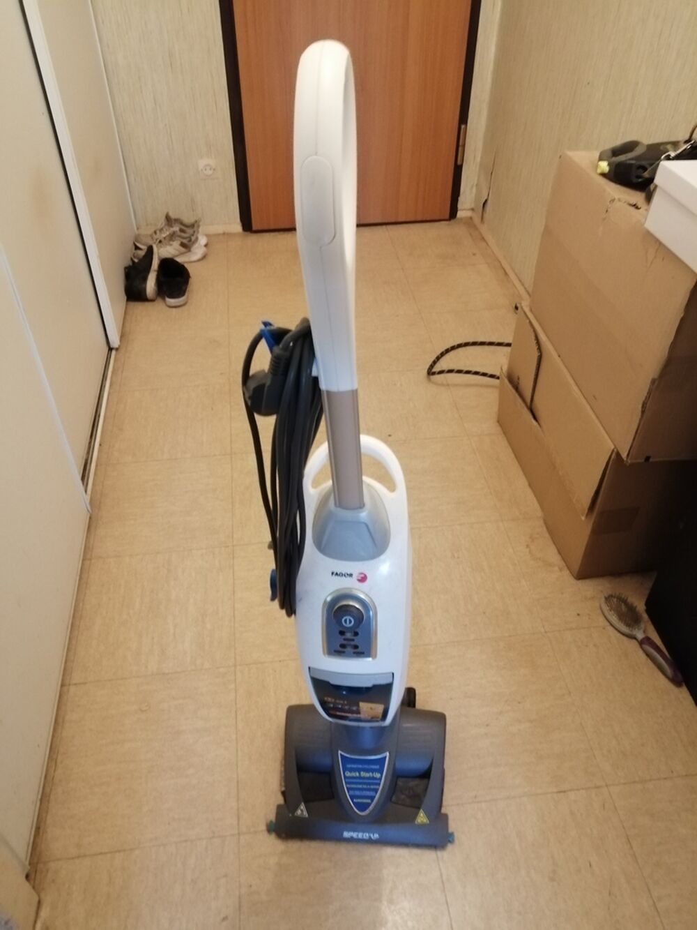 Aspirateur vertical Fakir S 350 bleu et blanc Electromnager