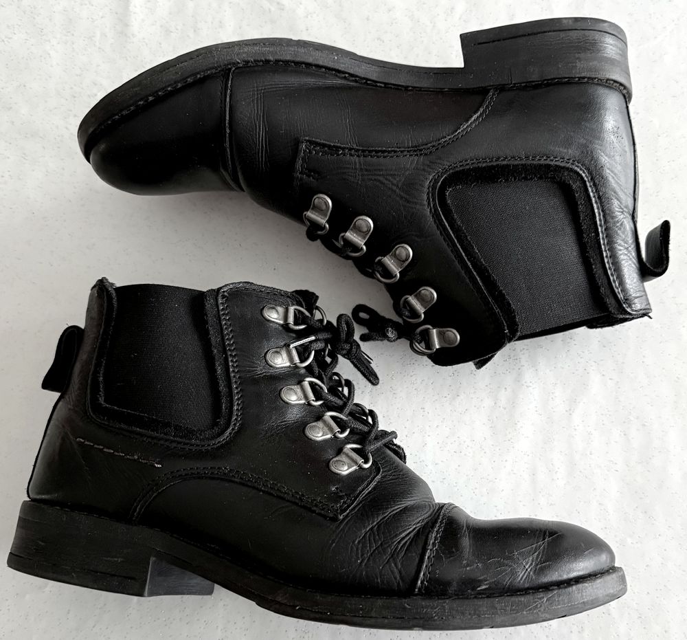 Bottines noires cuir femme P. 39 Chaussures