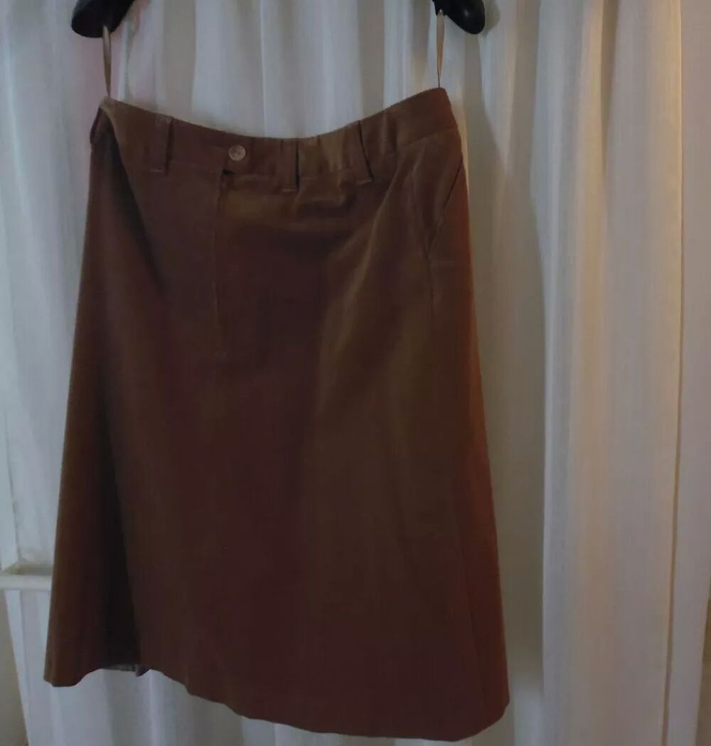 Superbe Petite Jupe Rare T42 Camel Tte Neuve/1 JF Infirmi&egrave;re Vêtements