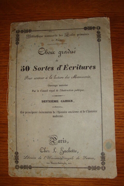 livre sur 50 critures 2 dition 15 Quesnoy-sur-Dele (59)