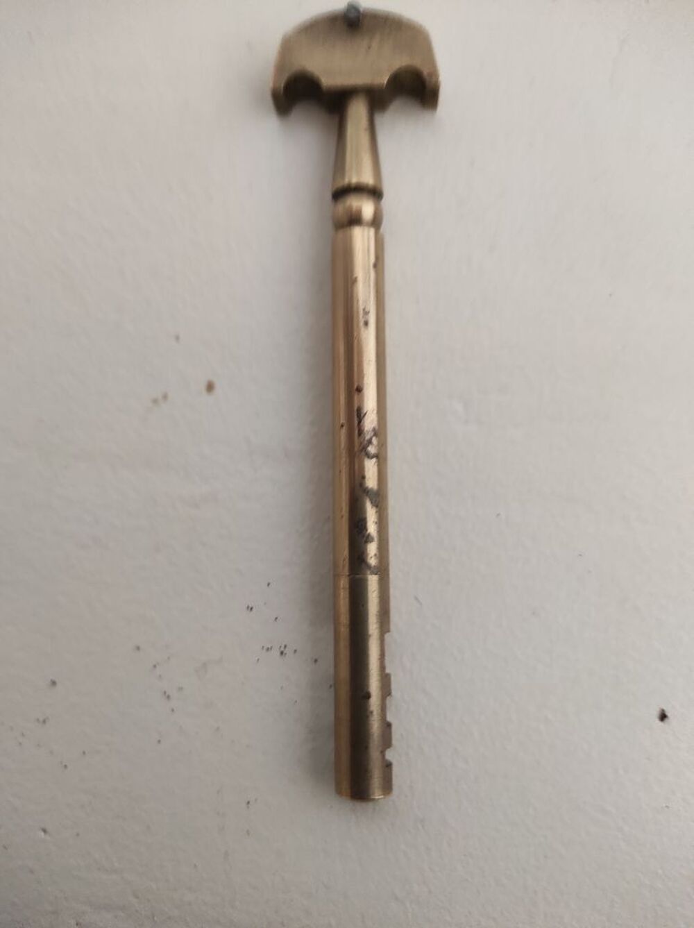Ancien outil diamant de vitrier Décoration