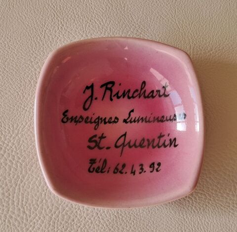 ramasse monnaie publicitaire vintage en porcelaine émaillée 5 Carnon Plage (34)