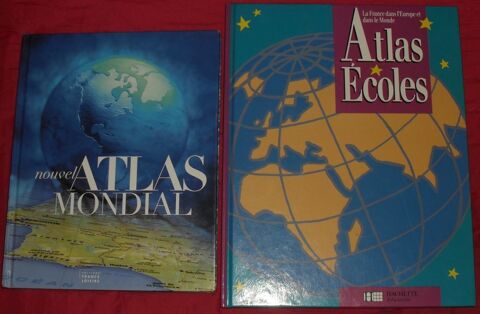 Lot de 2 Atlas scolaires NEUF. 14 Montreuil (93)