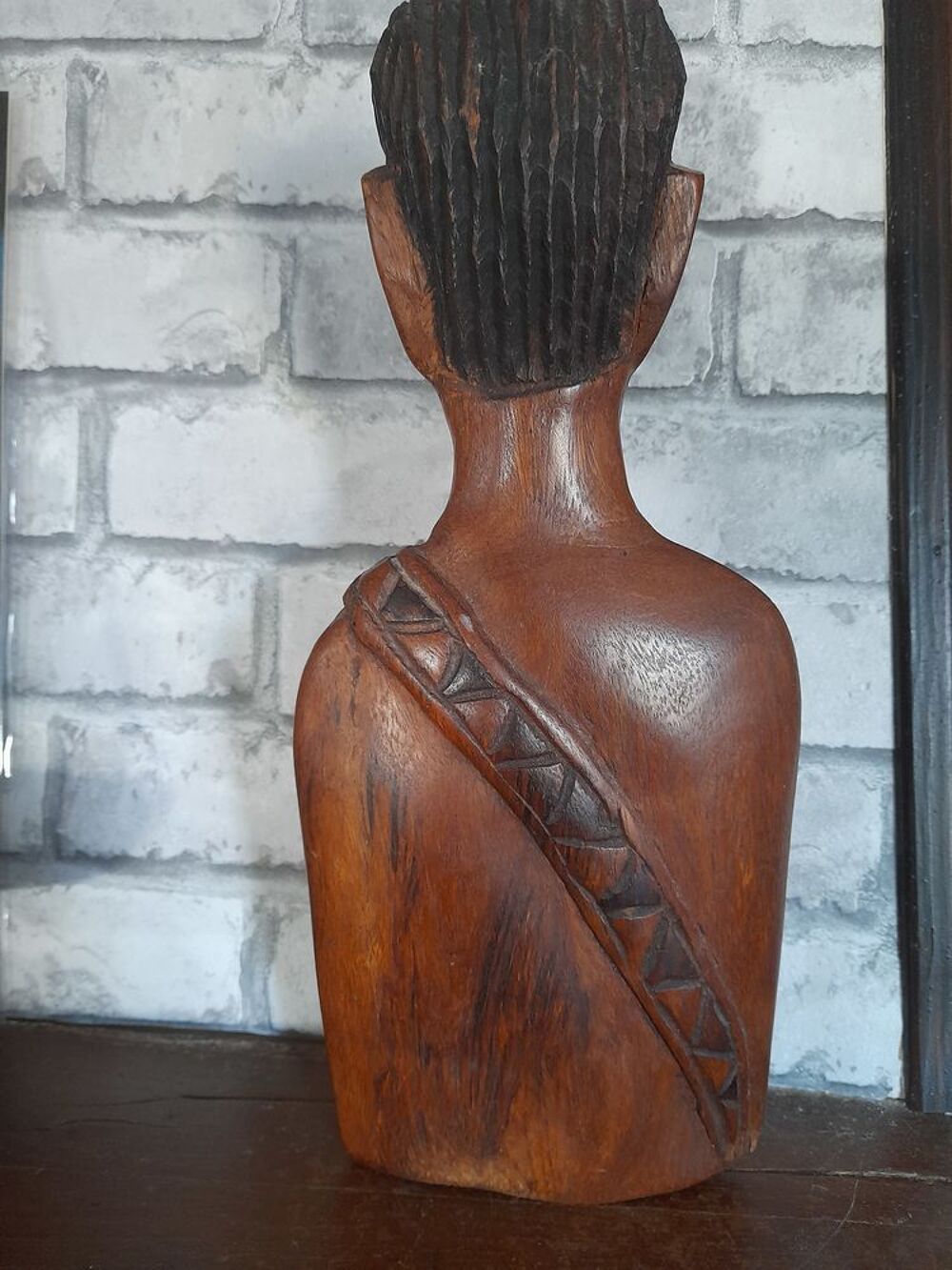 BUSTE EN BOIS D�coration