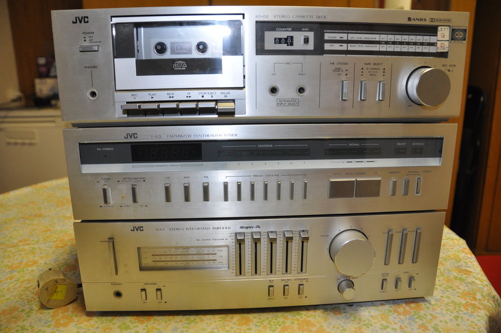Platine Philips AF 729 / Ampli/Tuner/Lecteur cassettes JVC Audio et hifi