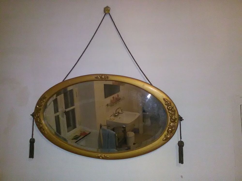 miroir ovale Décoration