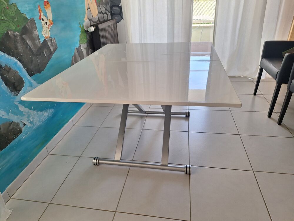 [] Table extensible 70x110 / 110x140, hauteur ajustabl Meubles
