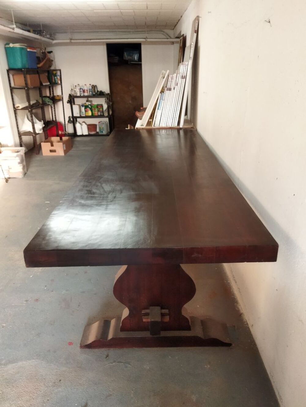 TABLE MONASTERE EN BOIS MASSIF TROPICAL Meubles