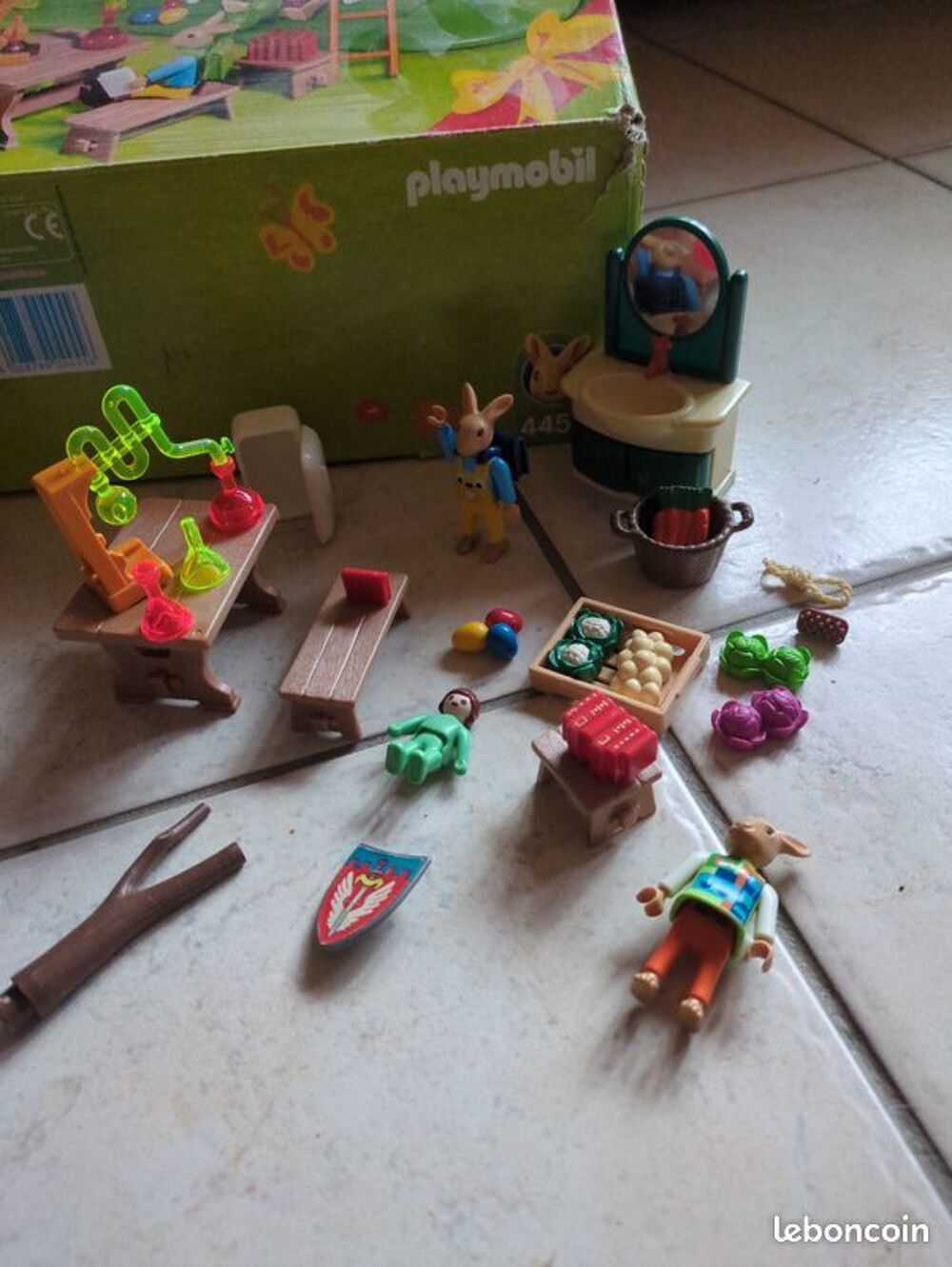 Playmobil vintage l'&eacute;cole des lapins Jeux / jouets