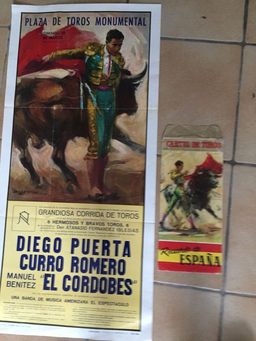Affiche 1965 "El Cordobes" 20 € 