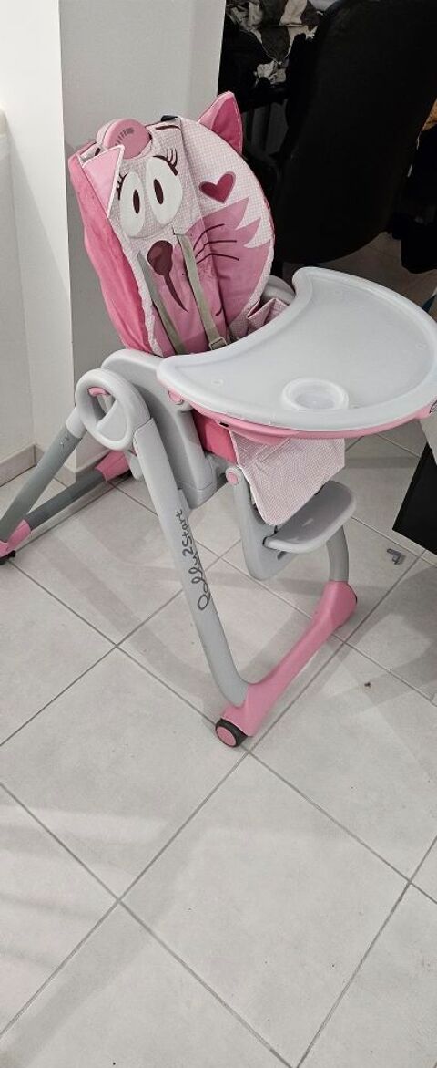 Chaise haute CHICCO miss pink 100 Saint-Victor-de-Cessieu (38)