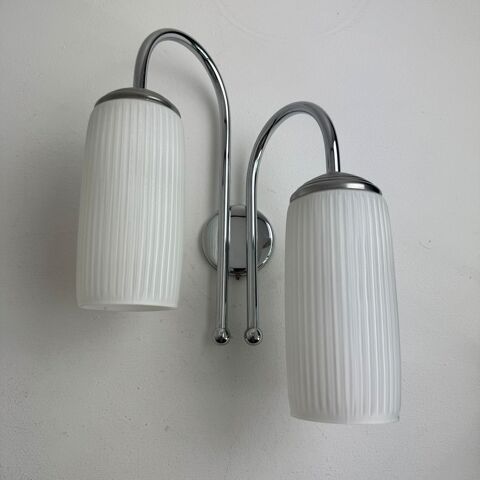 ANCIENNE APPLIQUE DOUBLE ASYMETRIQUE 1970 VINTAGE 110 Montreuil (93)