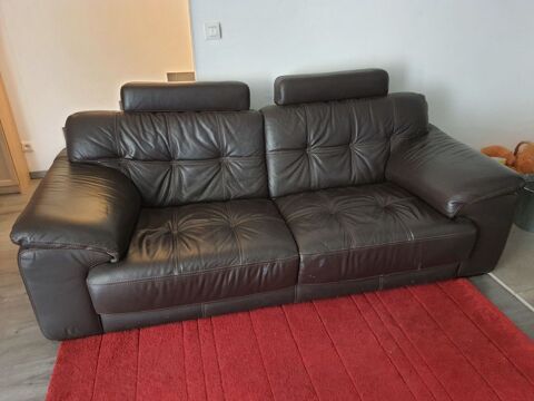 Canap cuir vritable 450 Mozac (63)