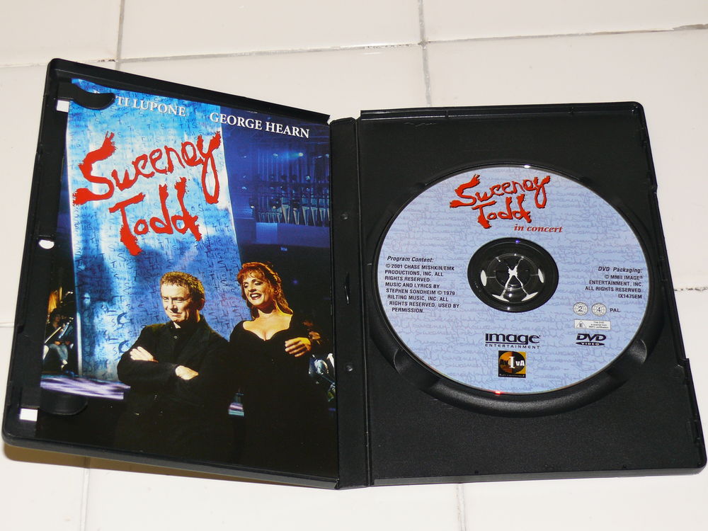 DVD : "Sweeney Todd" DVD et blu-ray
