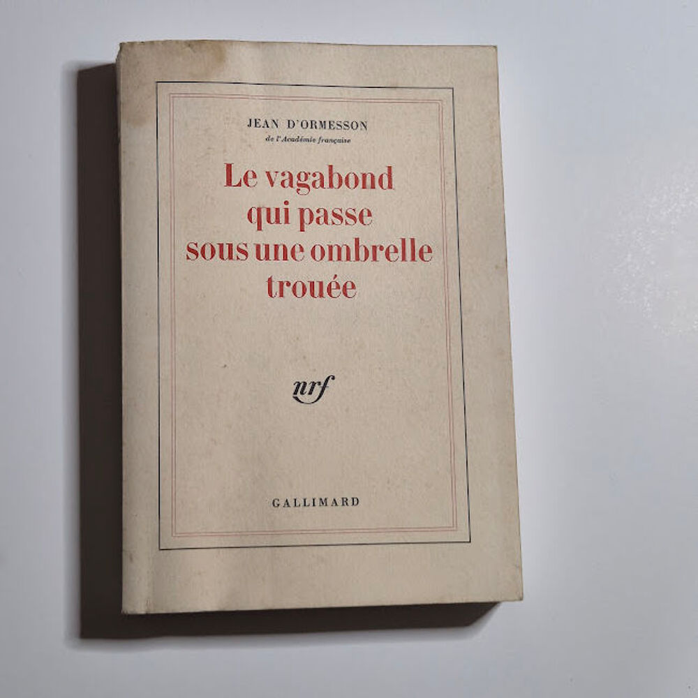 Le vagabond qui passe sous une ombrelle trou&eacute;e, de Jean d' O Livres et BD