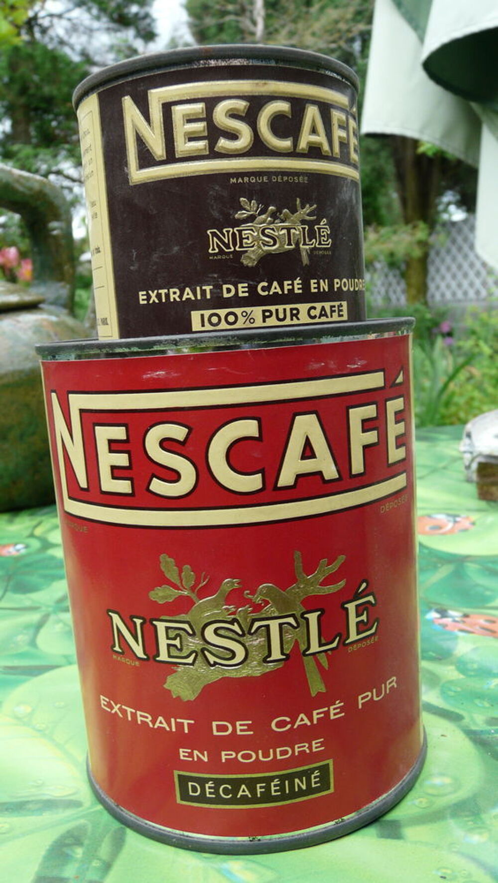 Boites Nestl&eacute; Nescaf&eacute; ann&eacute;es 50- 60 Décoration