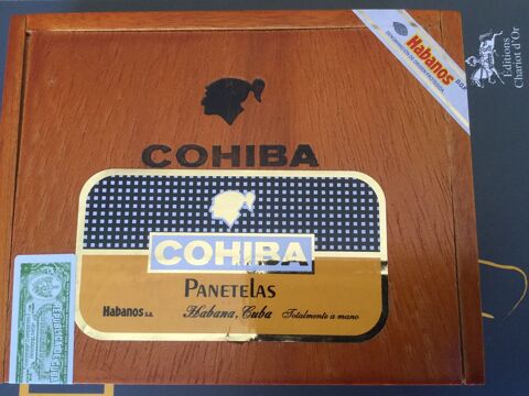 boîte cigare Cohiba Panatella de 25 cigare valeur 250 euro u à moitié prix 125 Sonnaz (73)