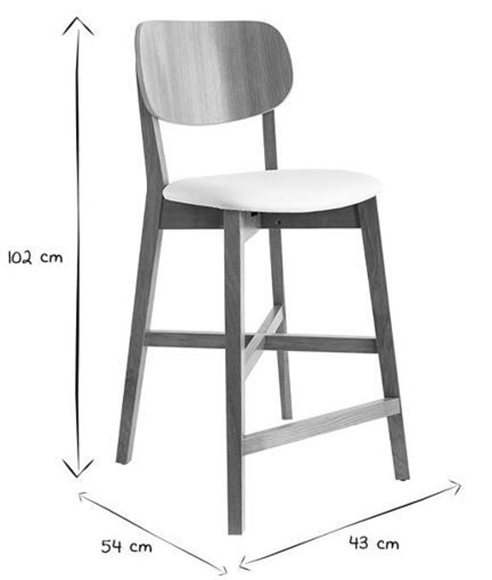 Lot de tabouret (2) Miliboo Meubles