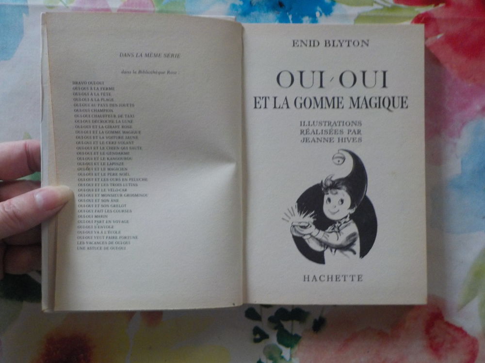 OUI-OUI ET LA GOMME MAGIQUE E; BLYTON Biblioth&egrave;que Rose 1965 Livres et BD