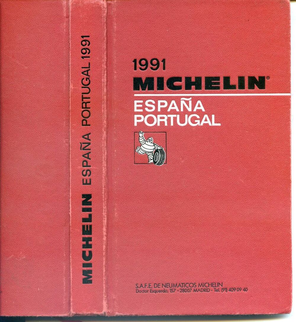 ESPANA - PORTUGAL - guide Michelin - 1991, Livres et BD