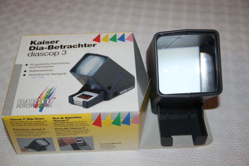 visionneuse pour diapositives et films en bande Photos/Video/TV