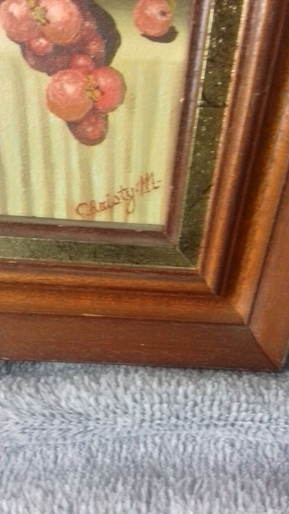 tableau original SIGNER CHRISTY M Décoration