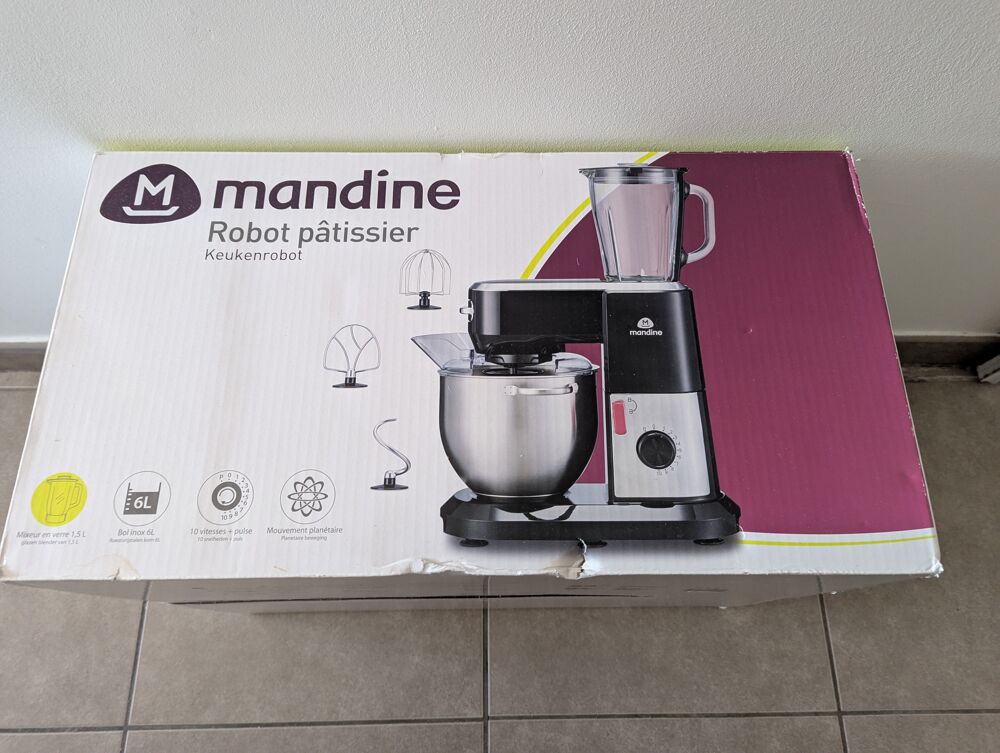 Robot p&acirc;tissier mandine comme neuf Electroménager