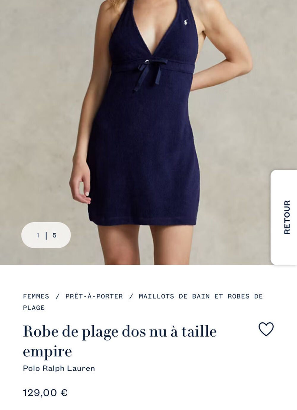 Robe Ralph Lauren taille M Vtements