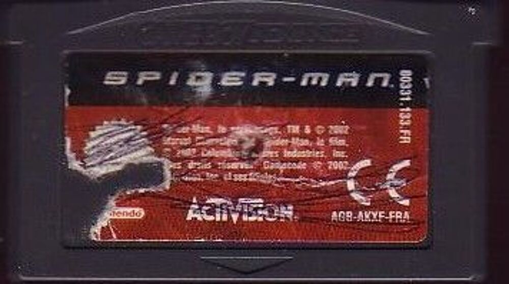 Cartouche Game boy advance Spiderman Consoles et jeux vidéos