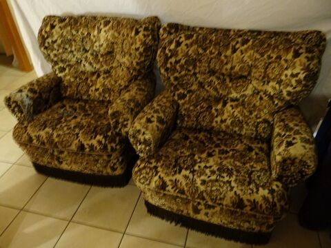 Deux fauteuils type vintage 0 Mache (25)