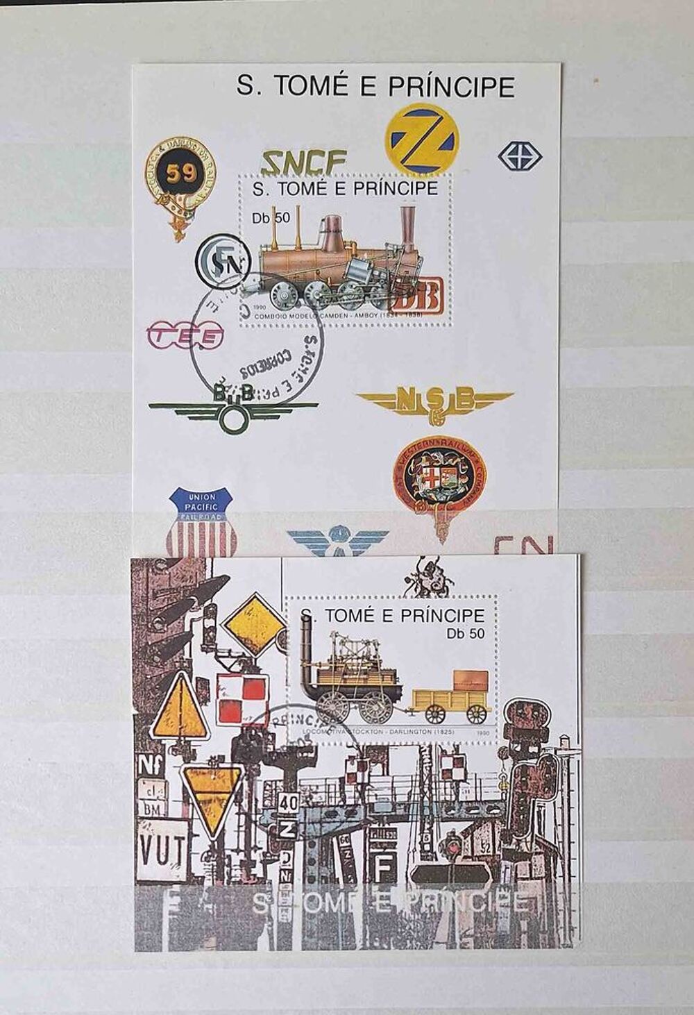 S&eacute;rie de timbres de collection de Saint Thomas et Prince 