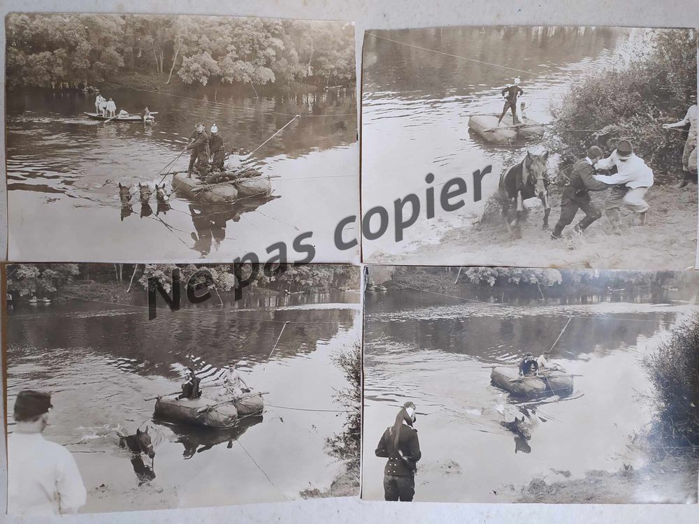 Photographies Militaires 27&egrave;me Dragons La Seine Poissy 
