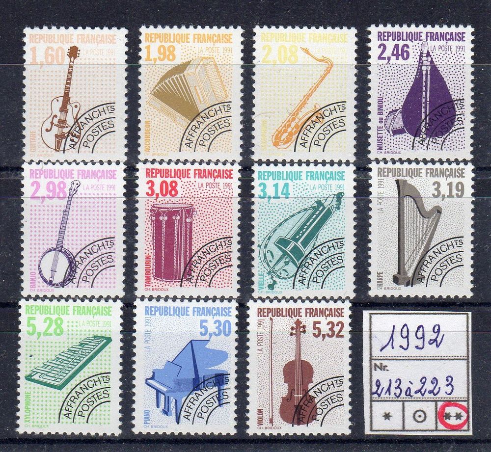 TIMBRES FRANCE 
PREOBLITERES
N** 