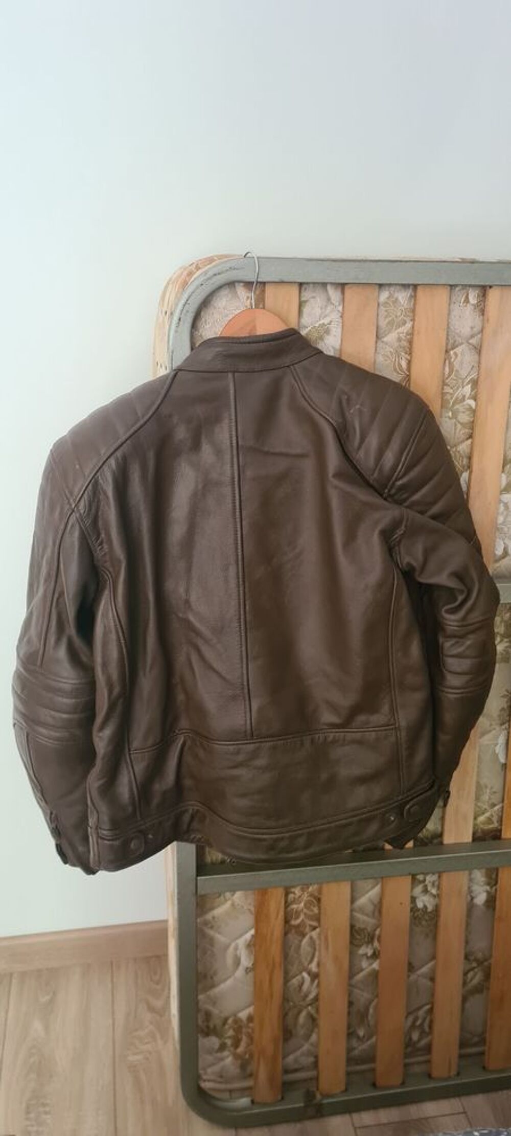 VESTE CUIR MOTO POUR HOMME RTS V�tements