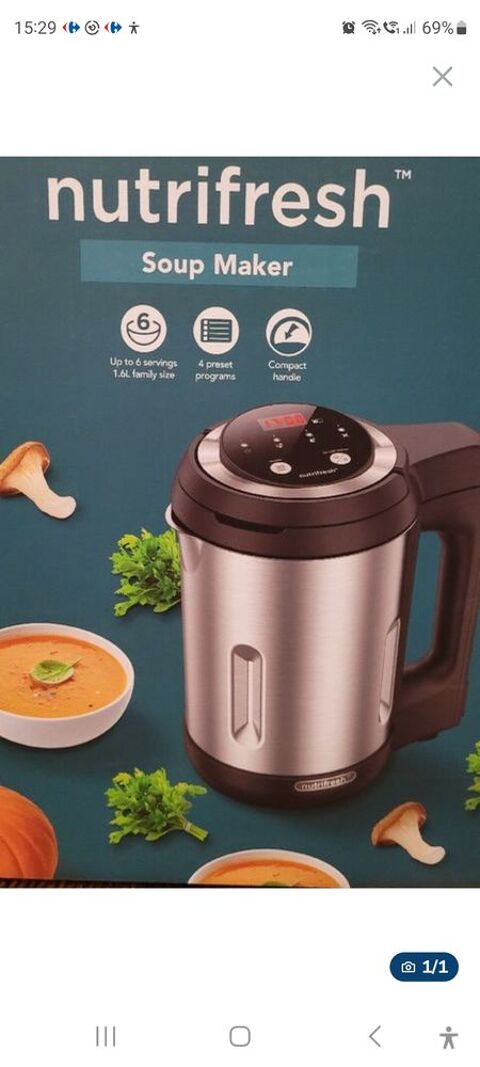 Machine a soupe pratique 30 lancourt (78)