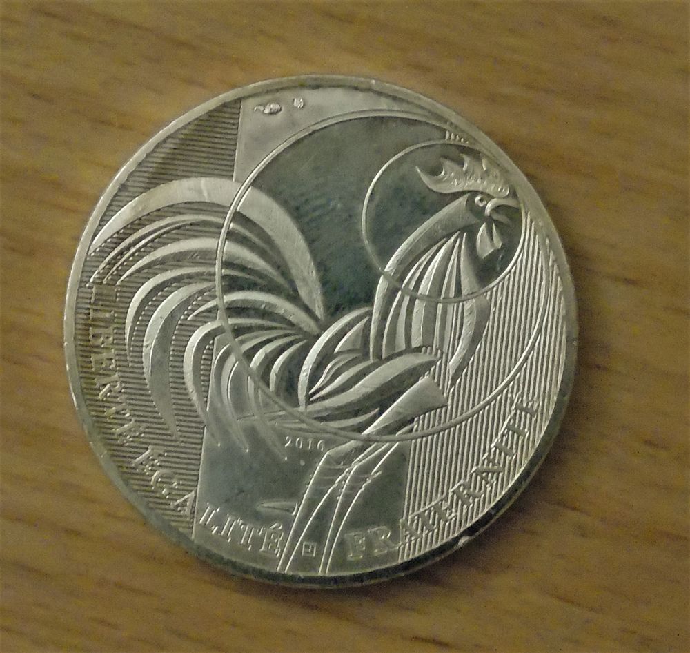 pi&egrave;ce de 10€ le coq 2016 